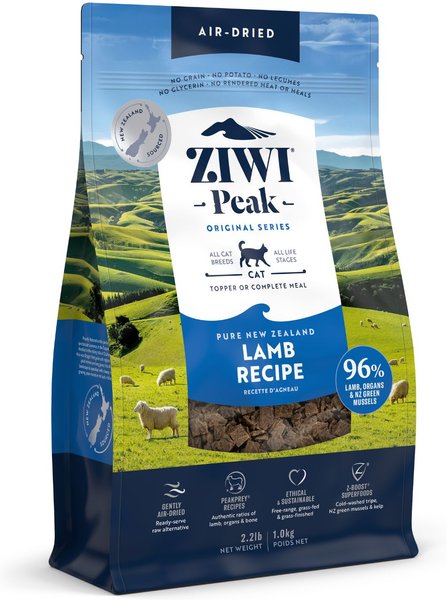 Ziwi Peak Air-Dried Lamb Recipe Cat Food, 2.2-lb bag slide 1 of 6