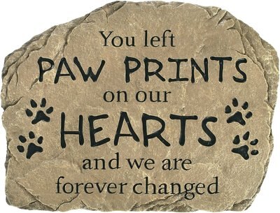 Carson Industries Paw Prints On Our Hearts Sand Stone, slide 1 of 1
