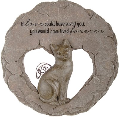 Carson Industries Forever Cat Memorial Garden Stone, slide 1 of 1