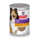 Hill's Science Diet Adult Sensitive Stomach & Skin Chicken & Vegetable Entrée Canned Dog Food, 12.8-oz, case of 12