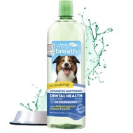 TropiClean Fresh Breath Advanced Whitening Dental Health Solution Dog Dental Water Additive