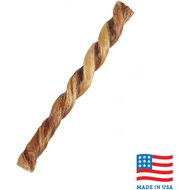 Bones & Chews Made in USA 12" Twisted Bully Stick Dog Treat