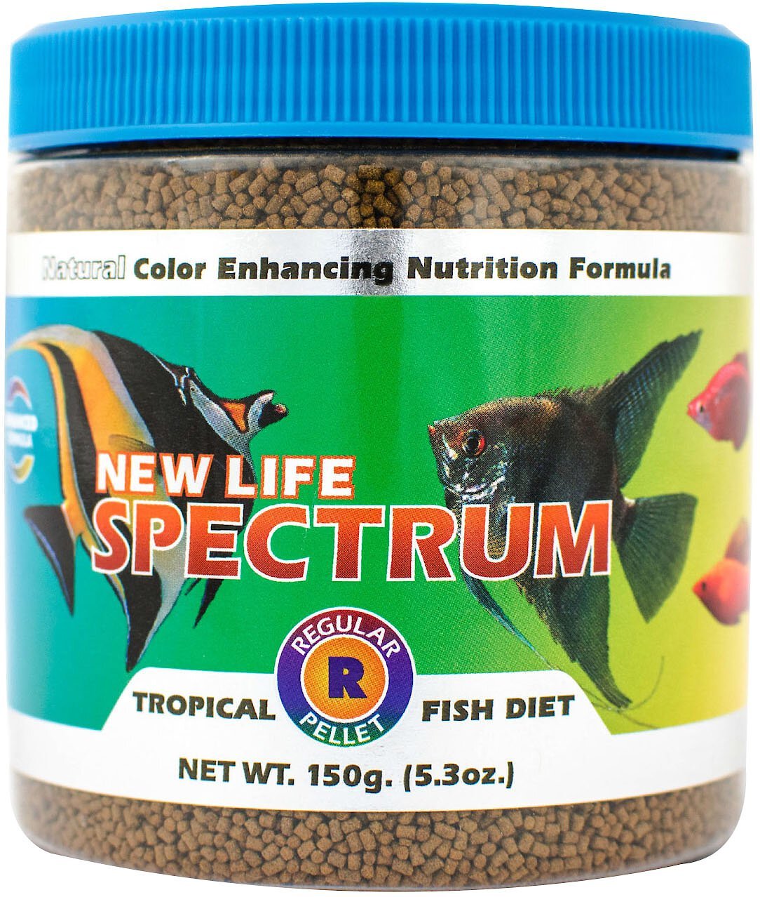 New Life Spectrum Naturox Regular 1mm Sinking Pellet Fish Food 5 3 Oz Jar