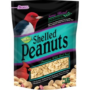 Brown's Song Blend Shelled Peanuts Wild Bird Food, 3-lb bag
