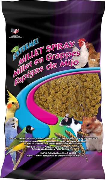 Brown's Extreme Natural Millet Spray Bird Treats, 12 count slide 1 of 2