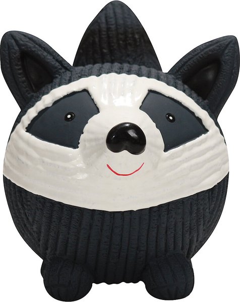 HuggleHounds Ruff-Tex Squeaky Dog Toy, Raccoon, Large slide 1 of 9