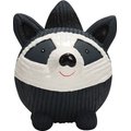 HuggleHounds Ruff-Tex Squeaky Dog Toy, Raccoon, Large