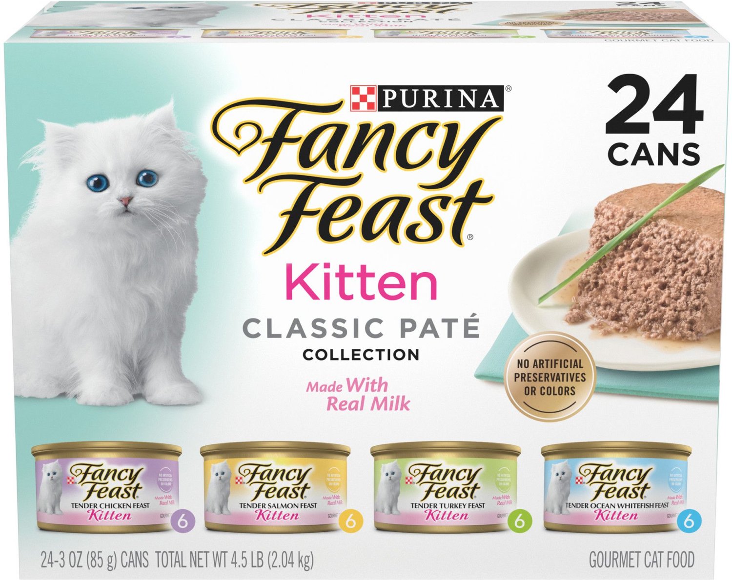 kitten food fancy feast