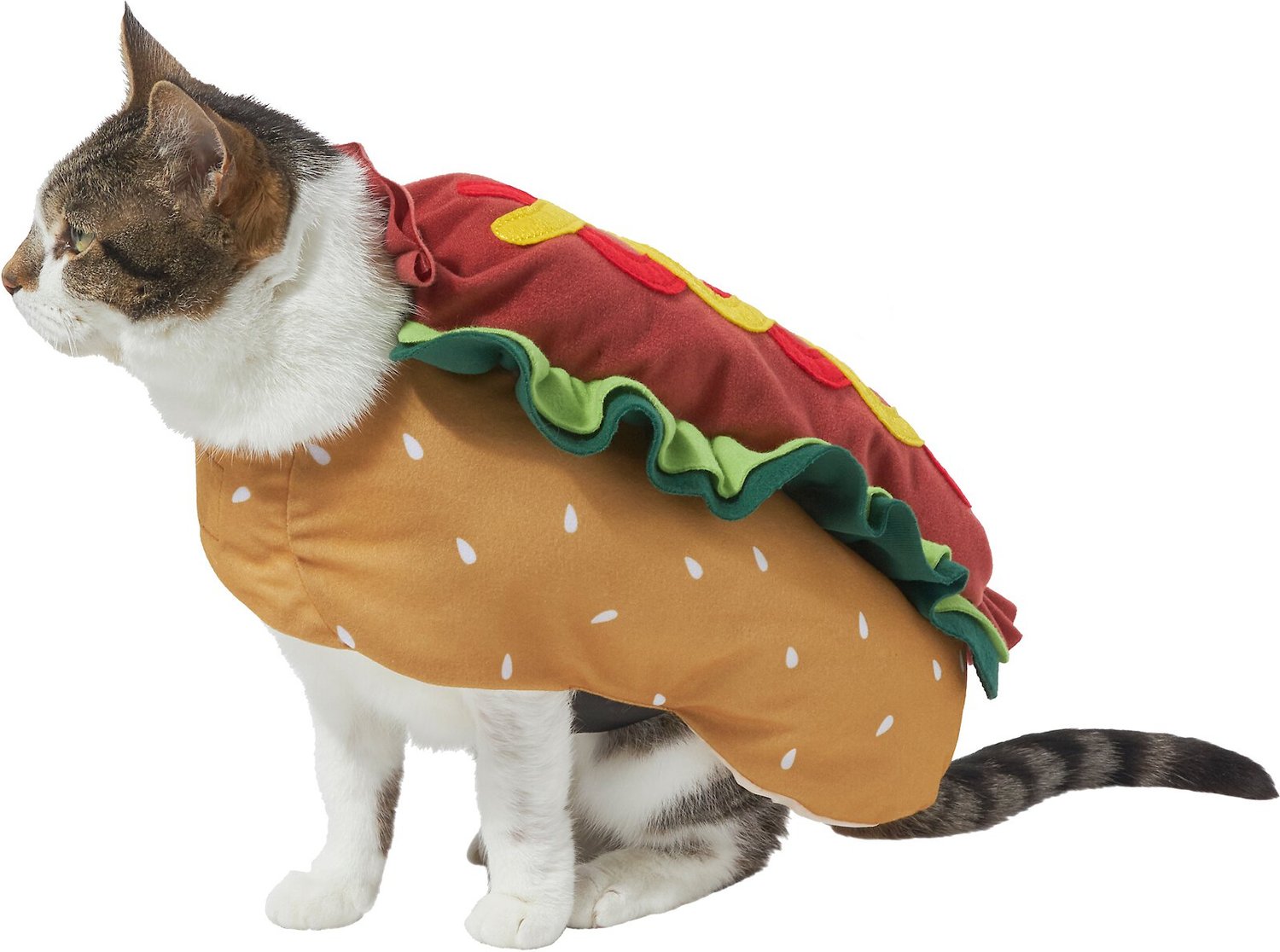 hotdog cat halloween costume