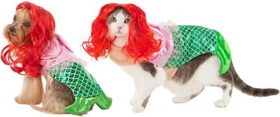 Frisco Mermaid Dog & Cat Costume, slide 1 of 1