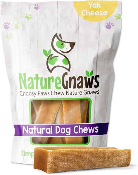 Nature Gnaws Large Himalayan Yak Cheese Dog Chew Treats, 3 count slide 1 of 7