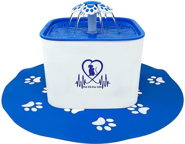 Pet Fit For Life Plastic Cat Water Fountain with Cat Wand & Mat, 67-oz slide 1 of 7