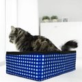 Pet Fit For Life Collapsible Portable Litter Box with Collapsible Bowl