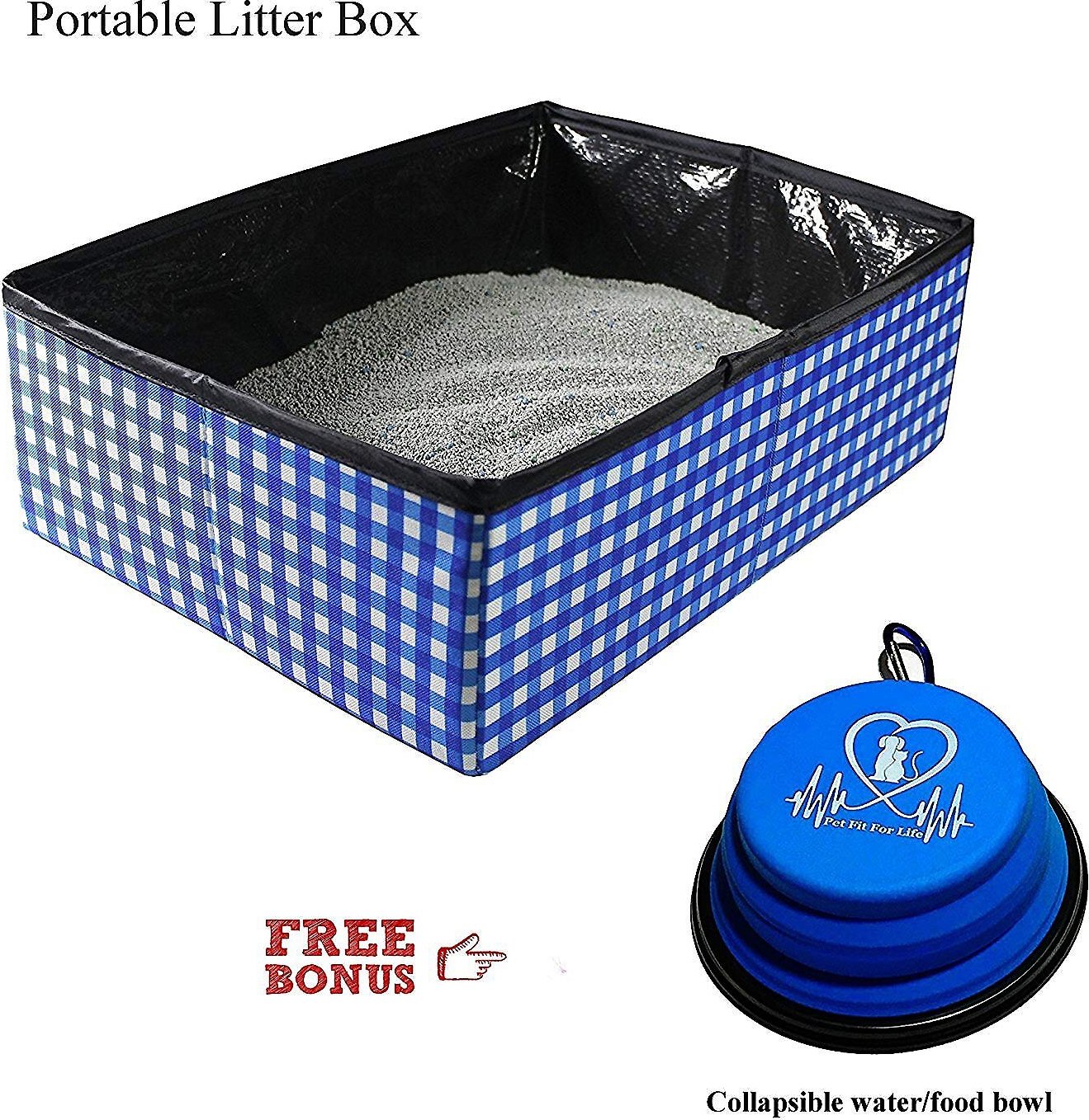 Pet Fit For Life Collapsible Portable Litter Box