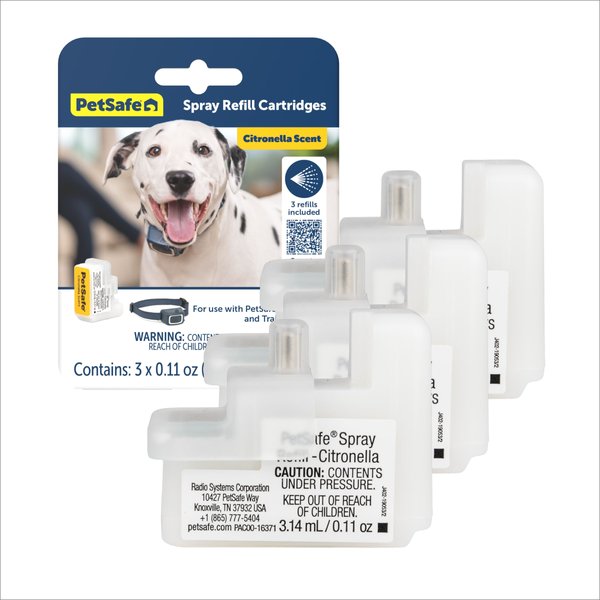 PetSafe Citronella Replacement Spray Cartridges for Spray Dog Bark & Training Collar, 3 count slide 1 of 7