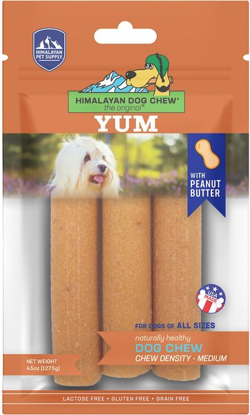 Himalayan Pet Supply yakyYUM Peanut Butter Flavor Dog Treats, 3 count slide 1 of 7