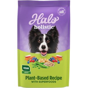 Halo Holistic Chicken-Free Garden of Vegan Dry Dog Food, 21-lb bag