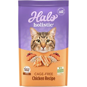 Halo Holistic Chicken & Chicken Liver Recipe Adult Dry Cat Food, 10-lb bag