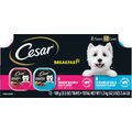 Cesar Breakfast Classic Loaf in Sauce Multipack Wet Dog Food Trays, 3.5-oz, case of 12