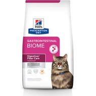 Hill's Prescription Diet Gastrointestinal Biome Digestive/Fiber Care with Chicken Dry Cat Food, 4-lb bag