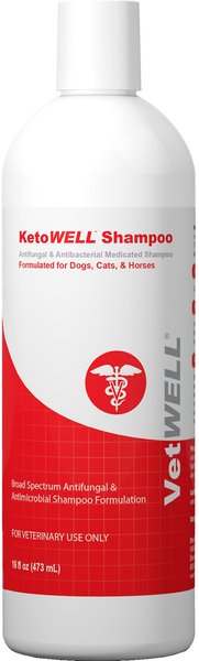 VetWELL KetoWell Antiseptic Dog, Cat & Horse Shampoo, 16-oz bottle slide 1 of 5
