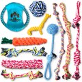 Pacific Pups Rescue Assorted Rope Dog Toys, 11 count