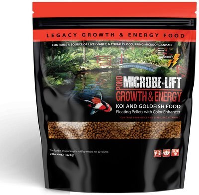 Microbe-Lift Legacy Growth & Energy Floating Pellets with Color Enhancer Koi & Goldfish Food, slide 1 of 1