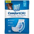 OUT! Disposable Male Dog Wraps, Medium/Large: 18 to 25-in waist, 32 count
