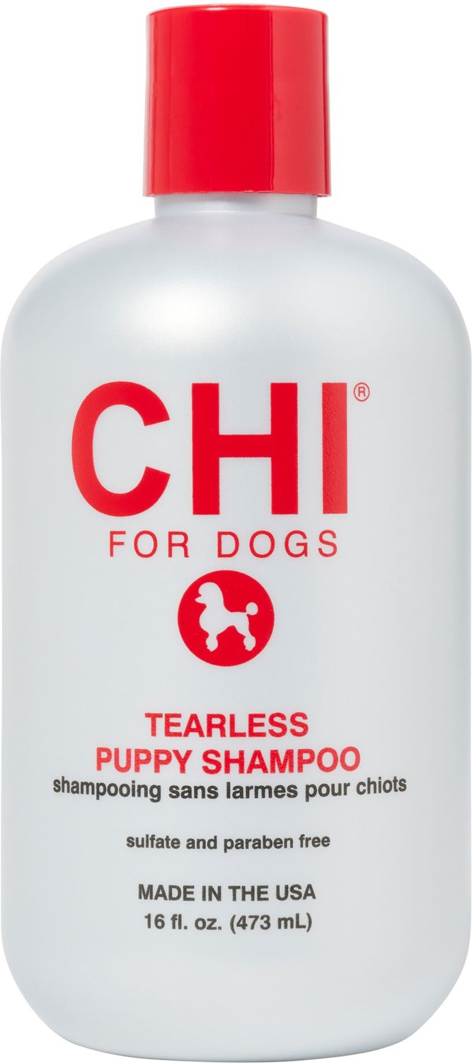 Uitwerpselen borduurwerk Metalen lijn CHI Tearless Puppy Shampoo, 16-oz bottle - Chewy.com