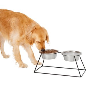 Frisco Pyramid Elevated Dog & Cat Diner, 8-cup