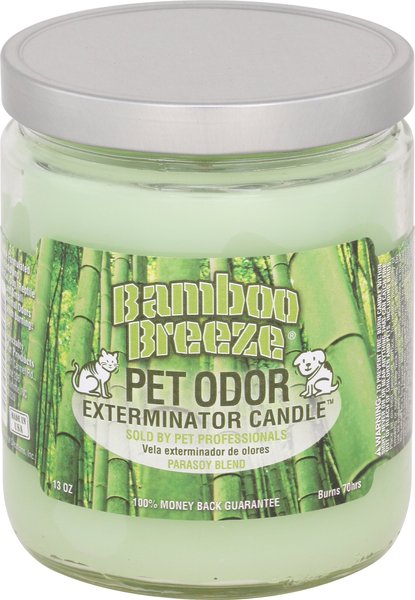 Pet Odor Exterminator Bamboo Breeze Deodorizing Candle Jar, 13-oz jar slide 1 of 2