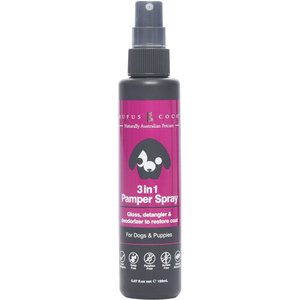 Rufus & Coco 3in1 Pamper Spray for Dogs & Puppies, 5.07-oz bottle