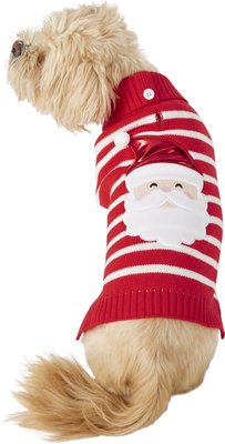 Frisco Striped Santa Dog & Cat Christmas Sweater, slide 1 of 1