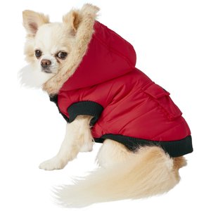 Frisco Anchorage Insulated Dog & Cat Parka, Red, X-Small