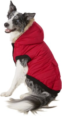 Frisco Anchorage Insulated Dog & Cat Parka, Yellow/Black, slide 1 of 1