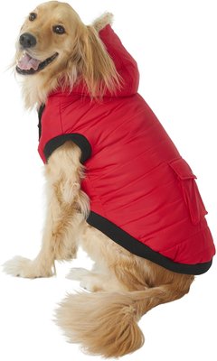 Frisco Anchorage Insulated Dog & Cat Parka, Yellow/Black, slide 1 of 1