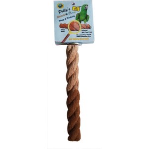 Polly's Pet Products Sand-E-Rope Nail Trimming Bird Perch, Color Varies, Medium