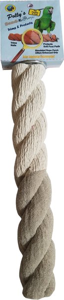 Polly's Pet Products Sand-E-Rope Nail Trimming Bird Perch, Color Varies, Large slide 1 of 1