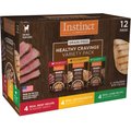 Instinct Healthy Cravings Grain-Free Cuts & Gravy Recipe Variety Pack Wet Dog Food Topper, 3-oz pouch, case of 12