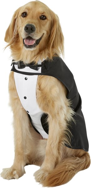 Frisco Formal Dog & Cat Tuxedo, Black, XX-Large slide 1 of 9