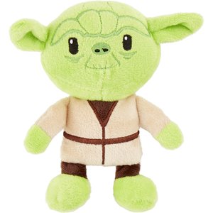 Fetch For Pets Star Wars Yoda Squeaky Plush Dog Toy, 6-in