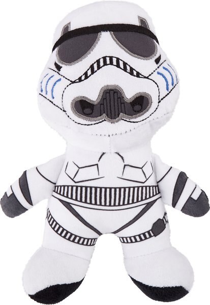 Fetch For Pets Star Wars Storm Trooper Squeaky Plush Dog Toy, 8-in slide 1 of 3