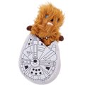 Fetch For Pets Star Wars Chewbacca M. Falcon Squeaky Plush Dog Toy, 7-in