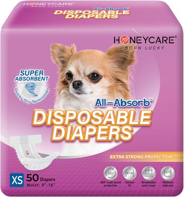 All-Absorb Super Absorbent Disposable Female Dog Diapers, 50 count, slide 1 of 1