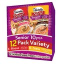 Hartz Delectables Senior 10+ Stew & Bisque Variety Pack Lickable Cat Treats, case of 12