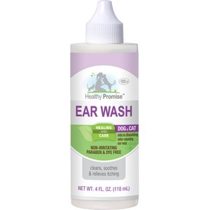 Four Paws Healthy Promise Dog & Cat Ear Wash, 4-oz bottle