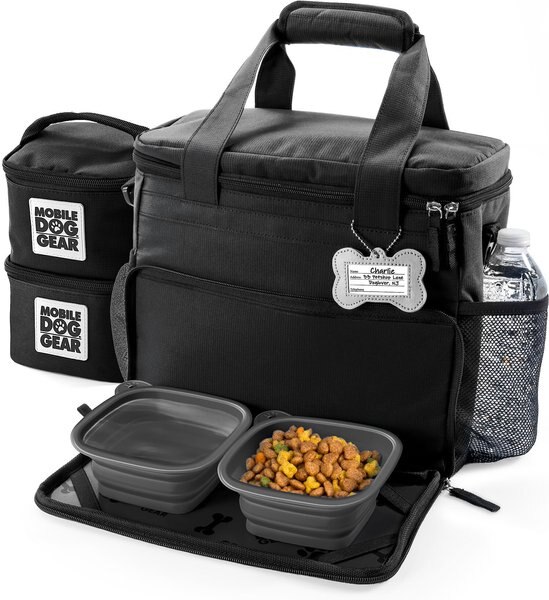 Mobile Dog Gear Week Away Tote Pet Travel Bag, Black, Small slide 1 of 5