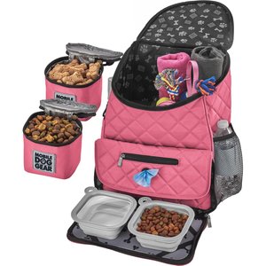 Mobile Dog Gear Weekender Backpack Pet Travel Bag, Pink
