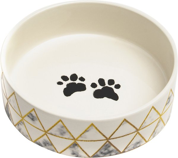 Park Life Designs Lisbon Ceramic Dog & Cat Bowl, 4-cup slide 1 of 2