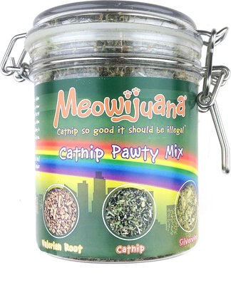 Meowijuana Catnip Pawty Mix, 60-g jar, slide 1 of 1